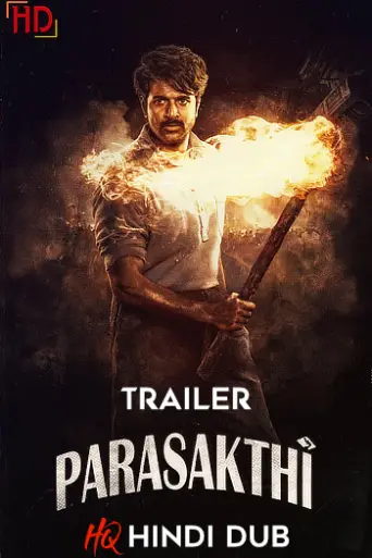 Parasakthi (2026) [Hindi HQ/Studio-Dub TRAiLER] –… poster