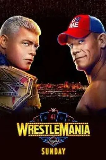 WWE WrestleMania 41: Sunday (2025) poster